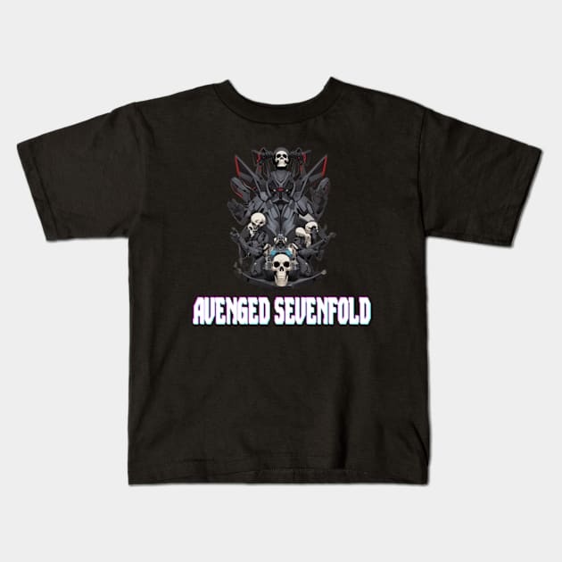 Avenged Sevenfold Kids T-Shirt by Maheswara.Momocats